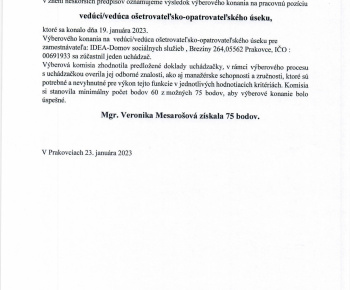 Aktuality / Výsledok - foto