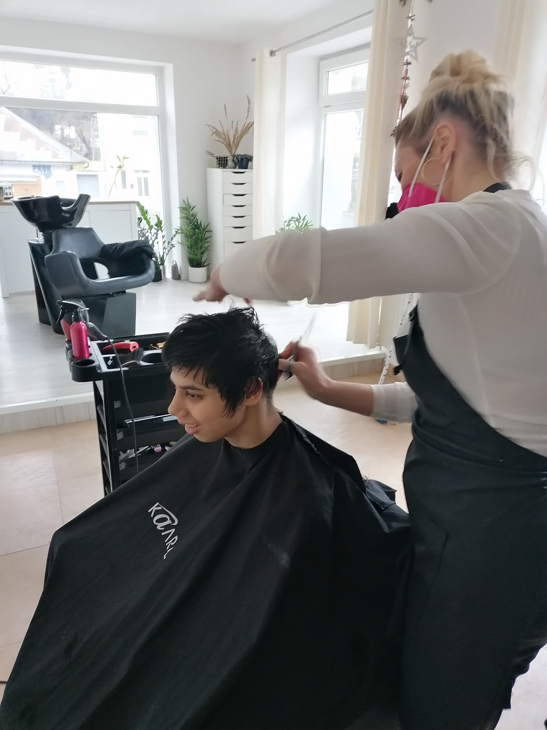 Fotka - Nový účes do školy